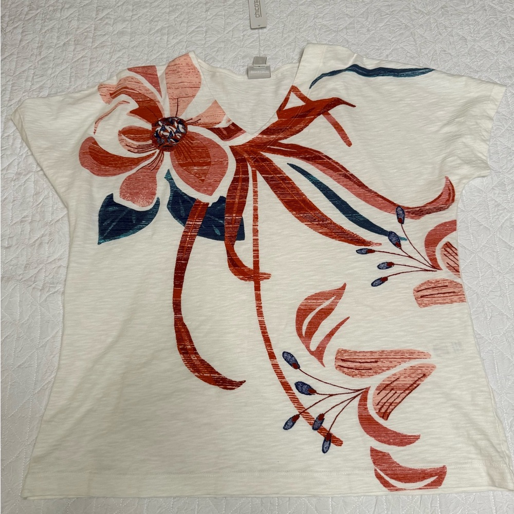 Floral Print Women's T-shirt